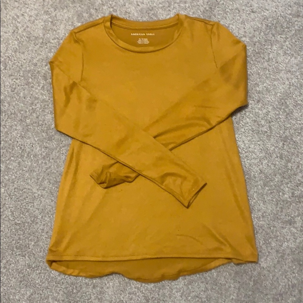 mustard/beige color shirt